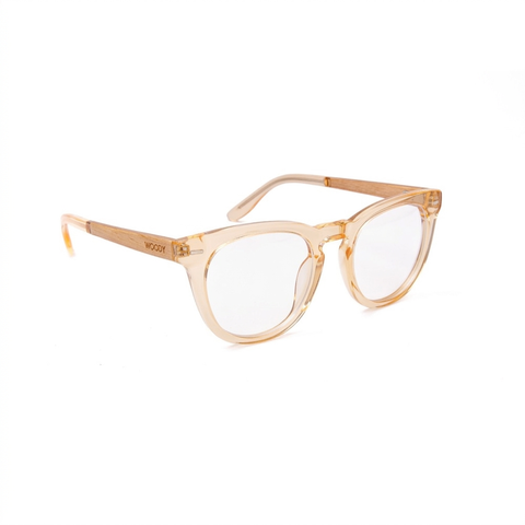 I WANT IT ALL - HONEY TRANSLUCENT // Gafas de Sol con Madera