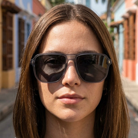 LET THERE BE ROCK - MATTE GRAY BLACK // Gafas de Sol con Madera