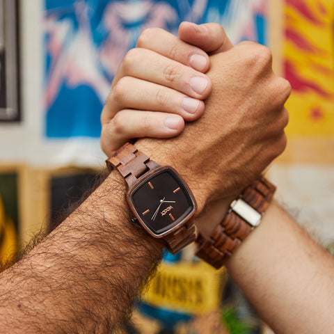 ROMA// Reloj de Madera