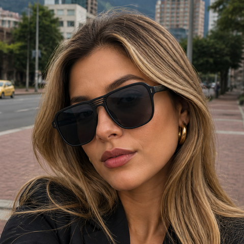 LET THERE BE ROCK - BLACK // Gafas de Sol con Madera