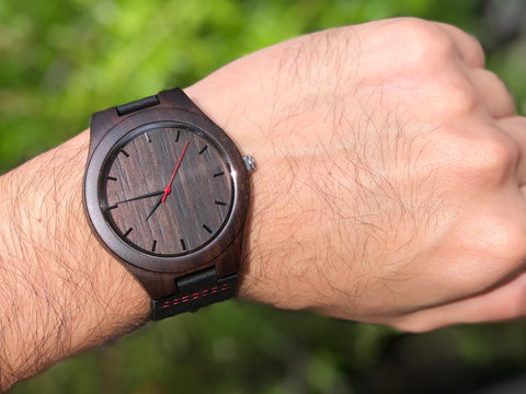 MILANO // Reloj de Madera y Cuero