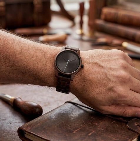 BOSTON // Reloj de Madera