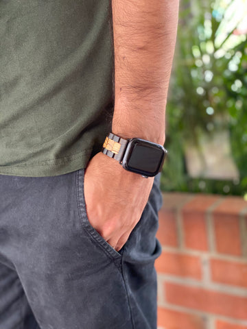 PULSO APPLE WATCH // Ebano y Zebra