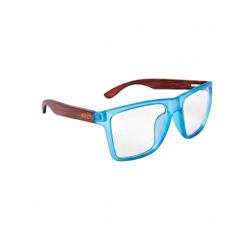 ENJOY THE SILENCE - DARK BLUE // Gafas de Sol con Madera