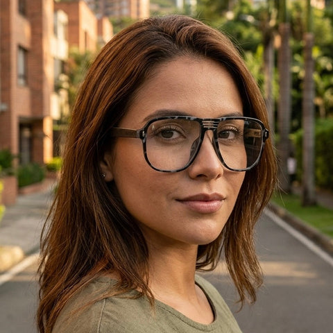 LET THERE BE ROCK - BLACK MARBLE // Gafas de Sol con Madera