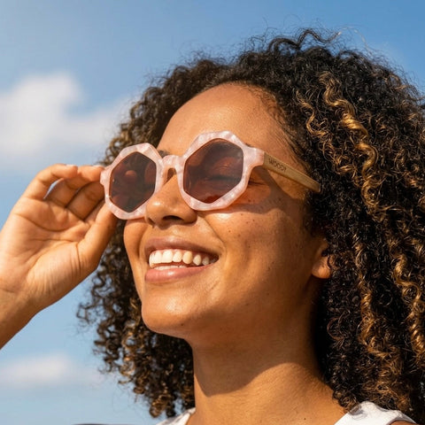 YOU REALLY GOT ME - PINK // Gafas de Sol con Madera