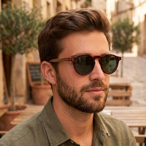 CRAZY TRAIN - BROWN MARBLE // Gafas de Sol