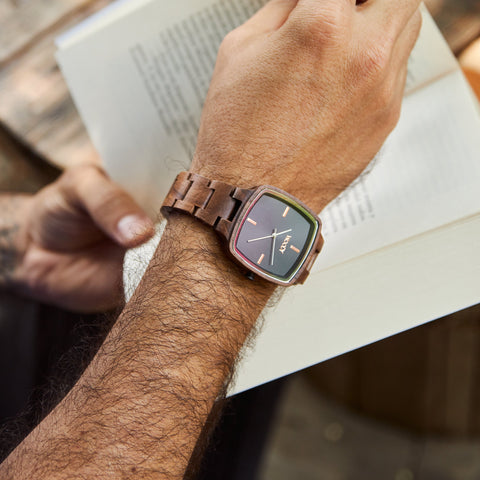 ROMA// Reloj de Madera