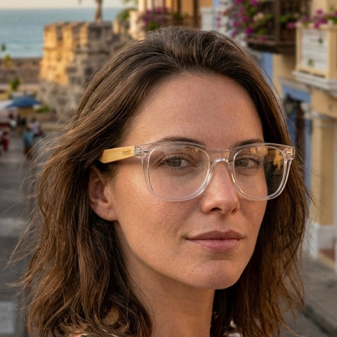 WALK THIS WAY - PINK // Gafas de Sol con Madera