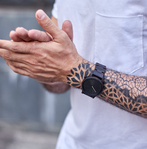 BOSTON // Reloj de Madera
