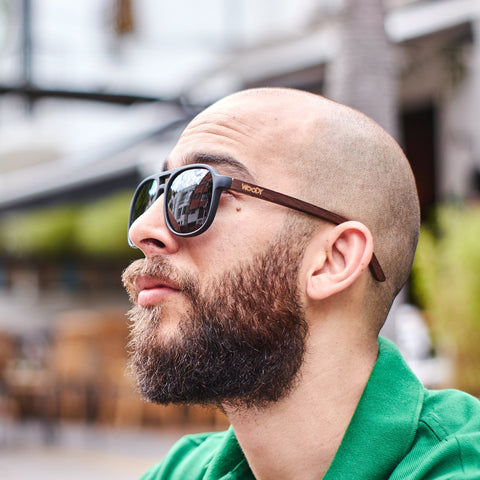 GASOLINE - BLACK // Gafas de Sol con Madera