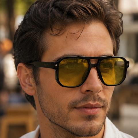 HIGH VOLTAGE - BLACK // Gafas de Sol con Madera