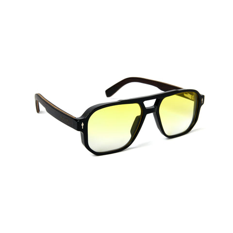 HIGH VOLTAGE - BLACK // Gafas de Sol con Madera