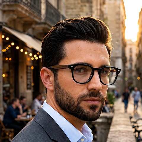 TAKE IT EASY - BLACK // Gafas de Sol con Madera